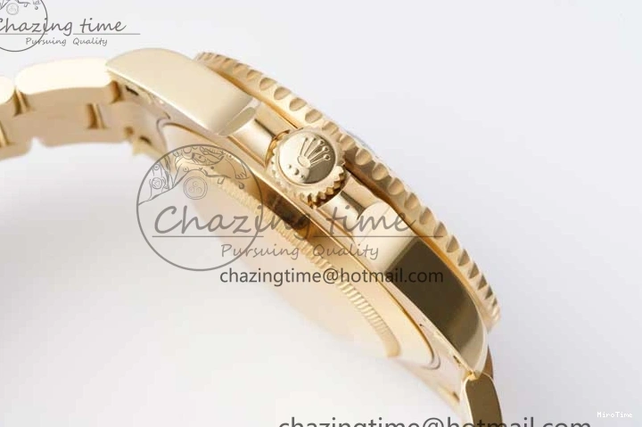 MiroTime 0220 EasyMatch Submariner 116618 LB Blue Ceramic YG Plated 904L Steel Clean 1:1 Best Edition VR 2092